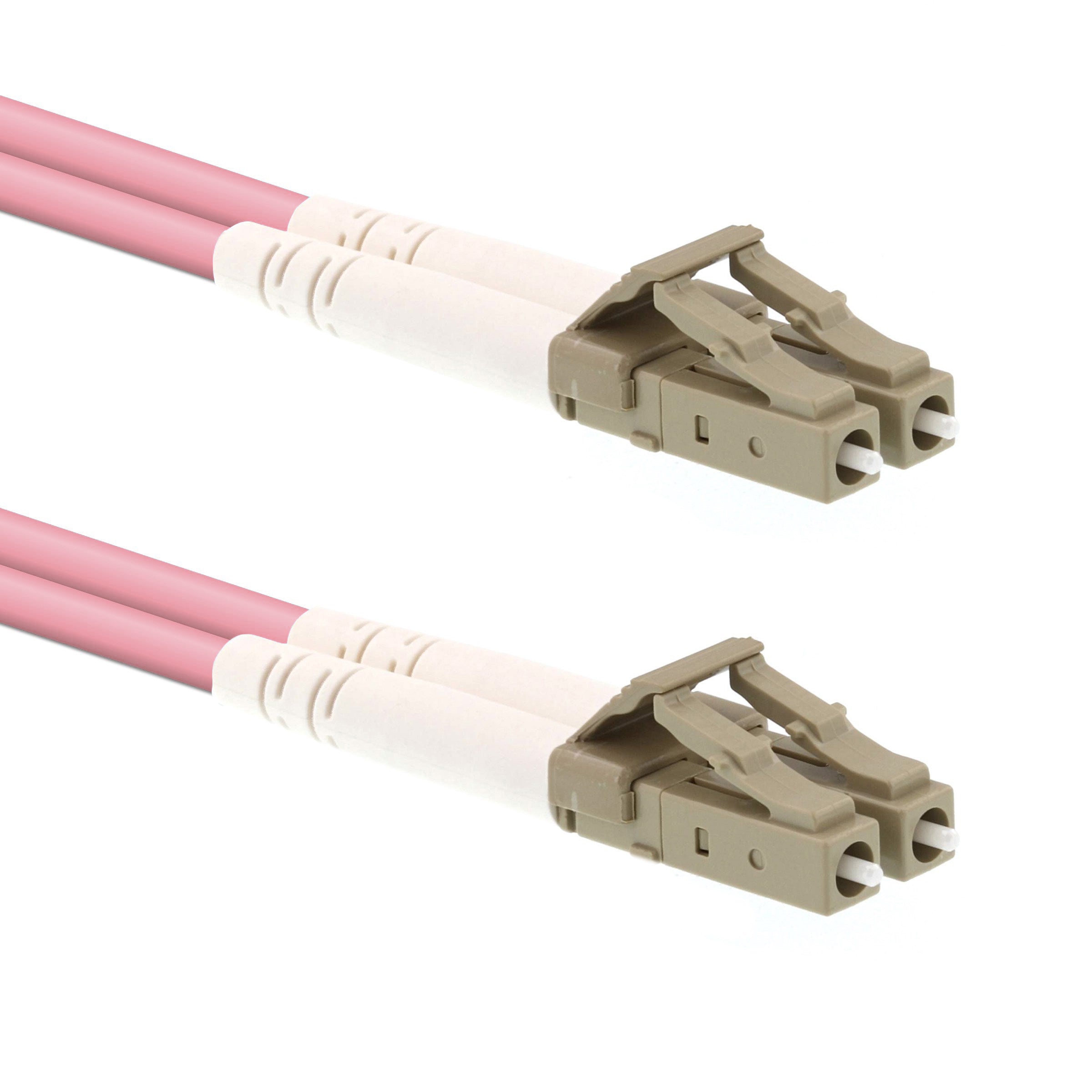 CCD LC-LC Multimode OM4 Duplex Fibre Optic Patch Cable