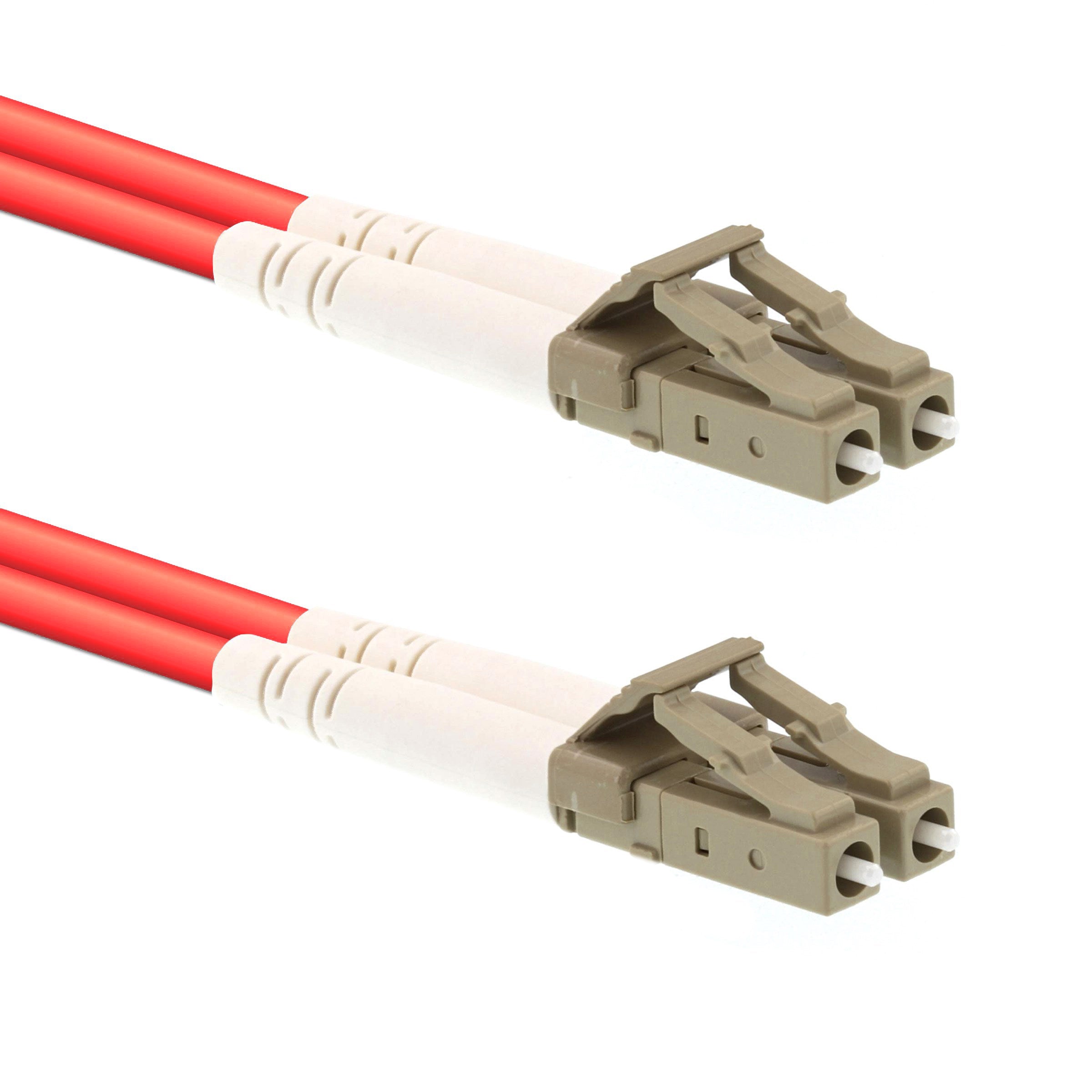 CCD LC-LC Multimode OM1 Duplex Fibre Optic Patch Cable