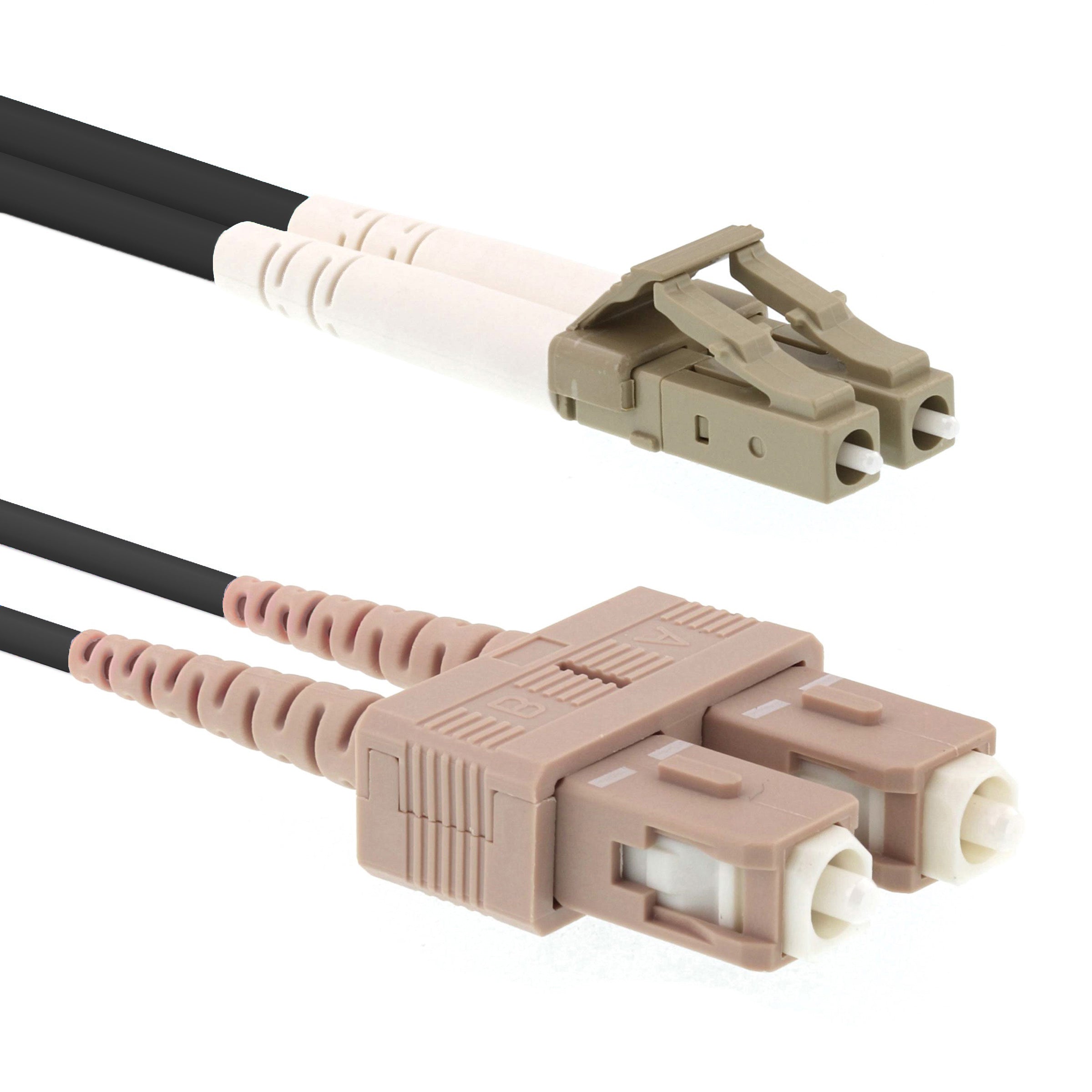 CCD LC-SC Singlemode OS2 Duplex Fibre Optic Patch Cable