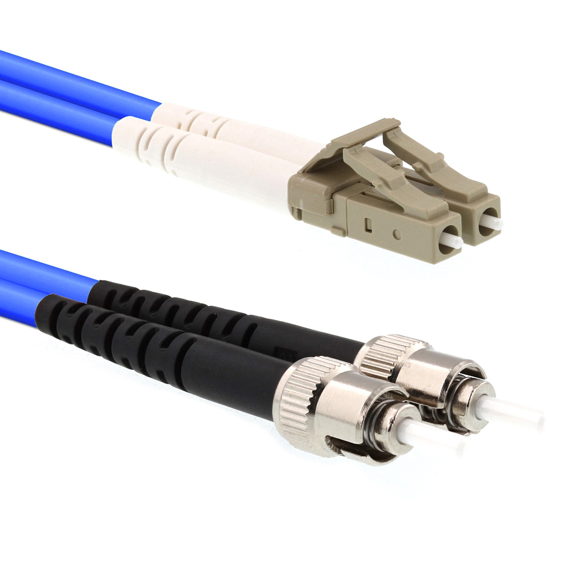 CCD LC-ST Singlemode OS2 Duplex Fibre Optic Patch Cable