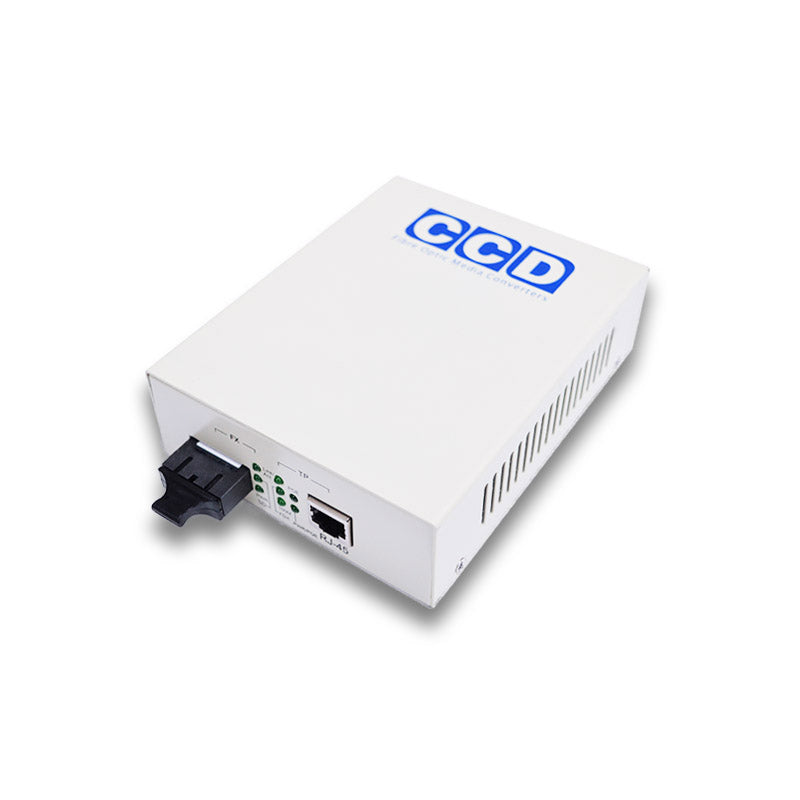 CCD-4100 PoE Fibre Optic Gigabit Media Converter